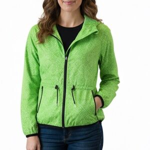 Neon Green Windbreaker Jacket- PXL